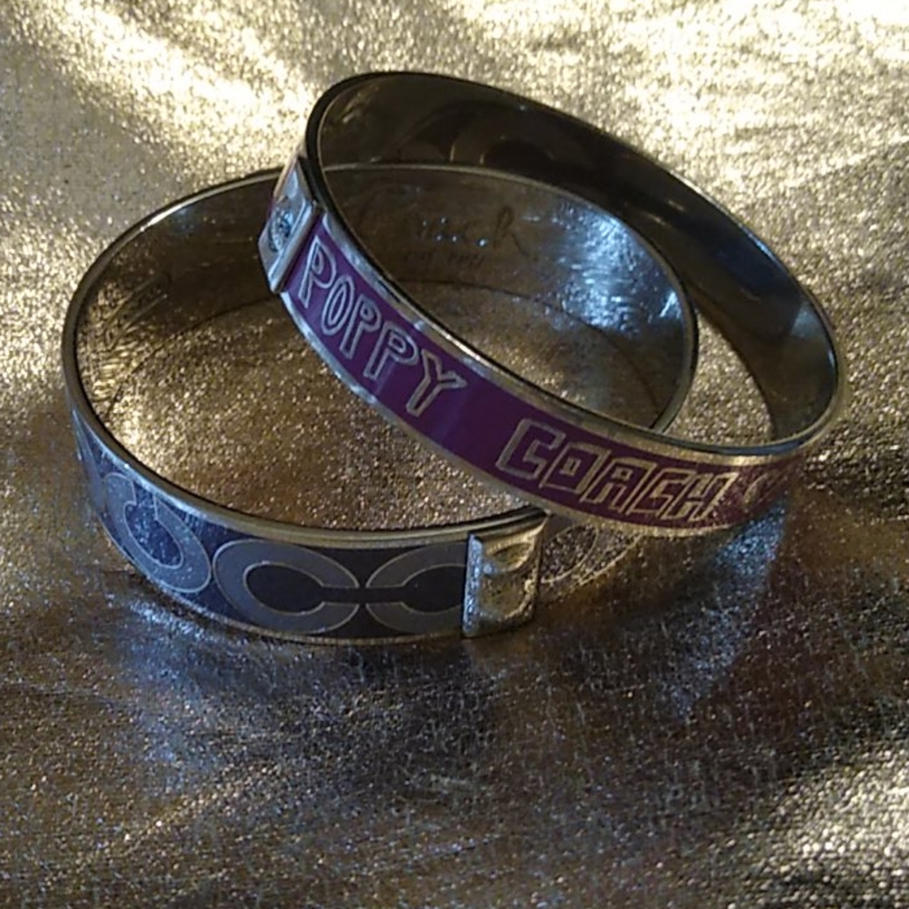 Set of Coach Poppy Bracelets